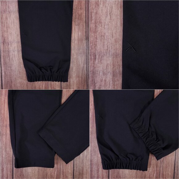 Cuts Clothing AO Joggers Mens Large Tapered Slim Fit Performance Black Pants - Picture 7 of 14